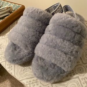 Authentic Gray Ugg Slippers Size 9